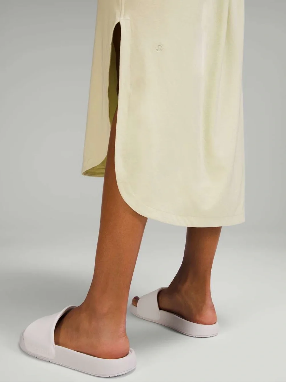 Lululemon Pima Cotton Open-Back Midi Dress Dewy Size 10